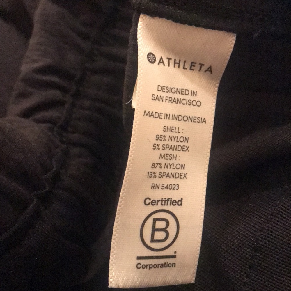 Athleta Drawstring Toggle Black Pants High Rise P… - image 4